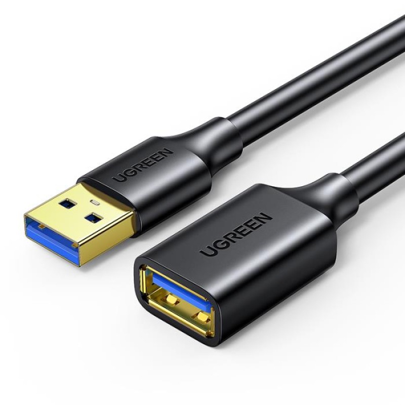 Καλώδιο USB 3.0 Μ/F UGREEN US129 10368 1m Μαύρο