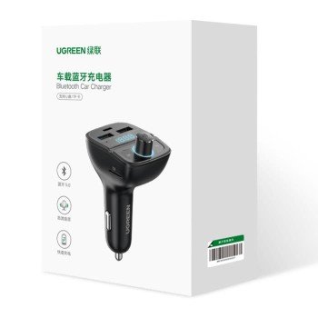 FM Transmitter με BΤ UGREEN CD229 80910 και φορτιστής αυτοκινήτου