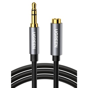 Καλώδιο Ήχου 3.5mm M/F UGREEN AV118 10594 2m Μαύρο
