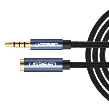 Καλώδιο Ήχου 3.5mm M/F UGREEN AV118 40673 1m Μαύρο