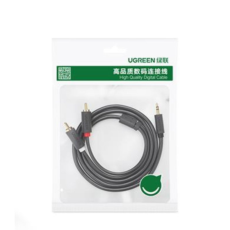 Καλώδιο Ήχου 3.5mm σε 2xRCA M/M UGREEN AV116 10749 1m Μαύρο