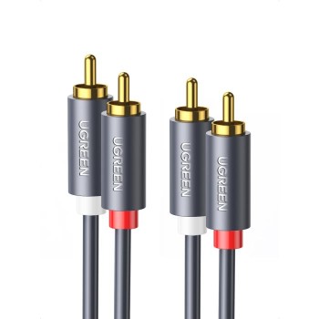 Καλώδιο Ήχου 2xRCA M/M UGREEN AV104 10517 1.5m Μαύρο