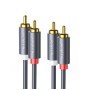 Καλώδιο Ήχου 2xRCA M/M UGREEN AV104 10518 2m Μαύρο