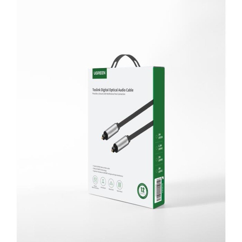 Καλώδιο Ήχου Οπτικής Ίνας M/M UGREEN AV108 10542 1.5m Μαύρο