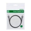 Καλώδιο Δικτύου UTP CAT6 UGREEN NW102 50174 2m Flat Μαύρο