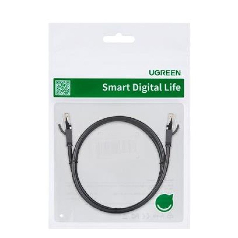 Καλώδιο Δικτύου UTP CAT6 UGREEN NW102 50174 2m Flat Μαύρο
