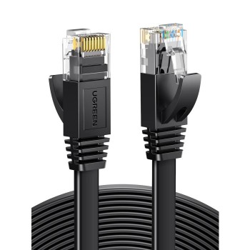 Καλώδιο Δικτύου UTP CAT6 UGREEN NW102 50181 20m Flat Μαύρο