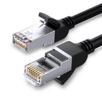 Καλώδιο Δικτύου UTP CAT6 UGREEN NW101 50190 0.5m Pure Copper Μαύρο