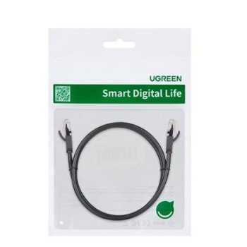 Καλώδιο Δικτύου UTP CAT6 UGREEN NW101 50190 0.5m Pure Copper Μαύρο