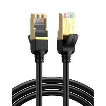 Καλώδιο Δικτύου F/FTP CAT7 UGREEN NW107 11270 3m Pure Copper Μαύρο