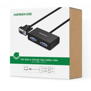VGA Splitter UGREEN 20918 1PC σε  2 οθόνες