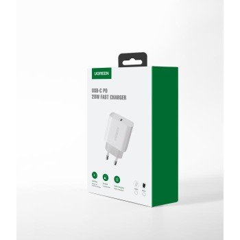 Φορτιστής Σπιτιού PD 20W UGREEN CD137 10191 1 Θέσης Μαύρο