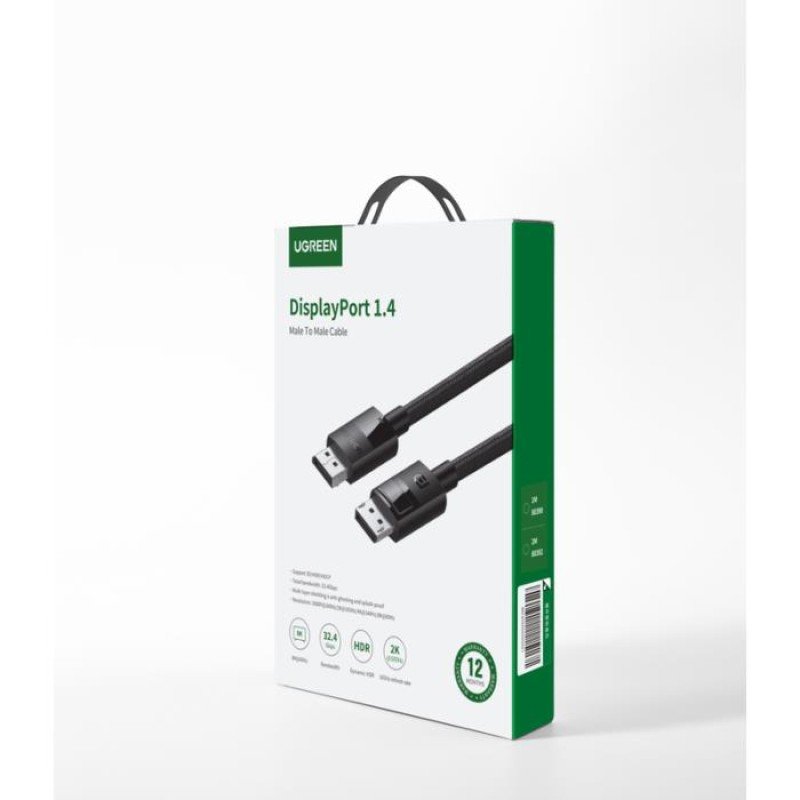 Καλώδιο DP 1.4 M/M 8K/60Hz UGREEN DP114 80393 3m Μαύρο