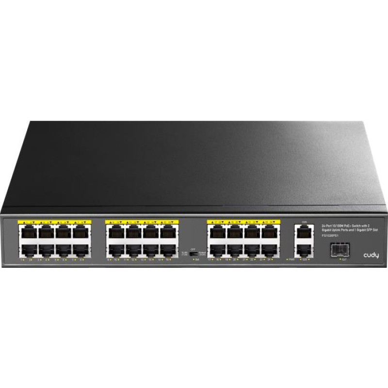 Switch 26 Θέσεων PoE Cudy FS1026PS1 10/100 Μbps