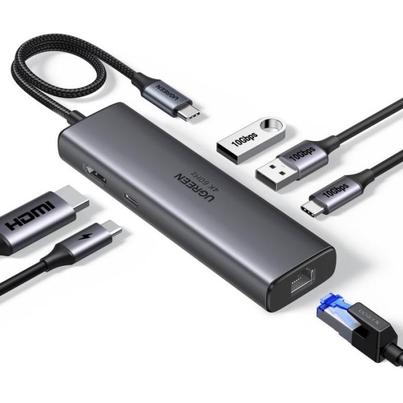 USB-C Docking Station 6 σε 1 UGREEN CM512 45000
