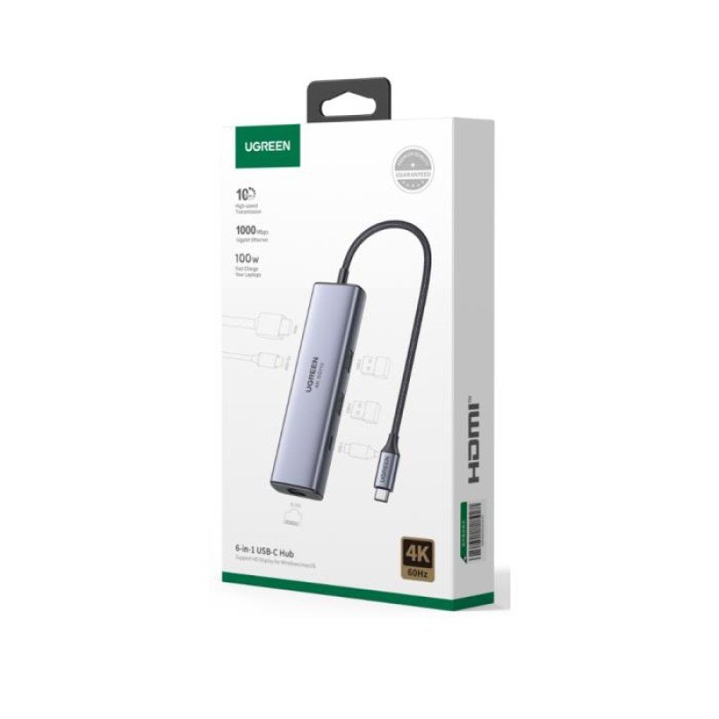 USB-C Docking Station 6 σε 1 UGREEN CM512 45000