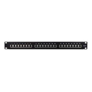 Patch Panel CAT6 24 Θέσεων 1U Logilink NP0055 STP