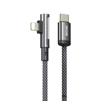 Καλώδιο Φόρτισης WK WDC-42 USB-C σε Lightning PD 35W 1m Γκρι