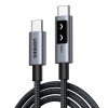 Καλώδιο Φόρτισης UGREEN L509 35513  USB-C σε USB-C PD 100W 3m Μαύρο