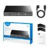 Switch 24 Θέσεων Cudy FS1024 10/100 Μbps Unmanaged, Μεταλλικό