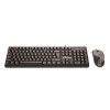 Eνσύρματο Πληκτρολόγιο & Ποντίκι Element KB-145UMS v2.0