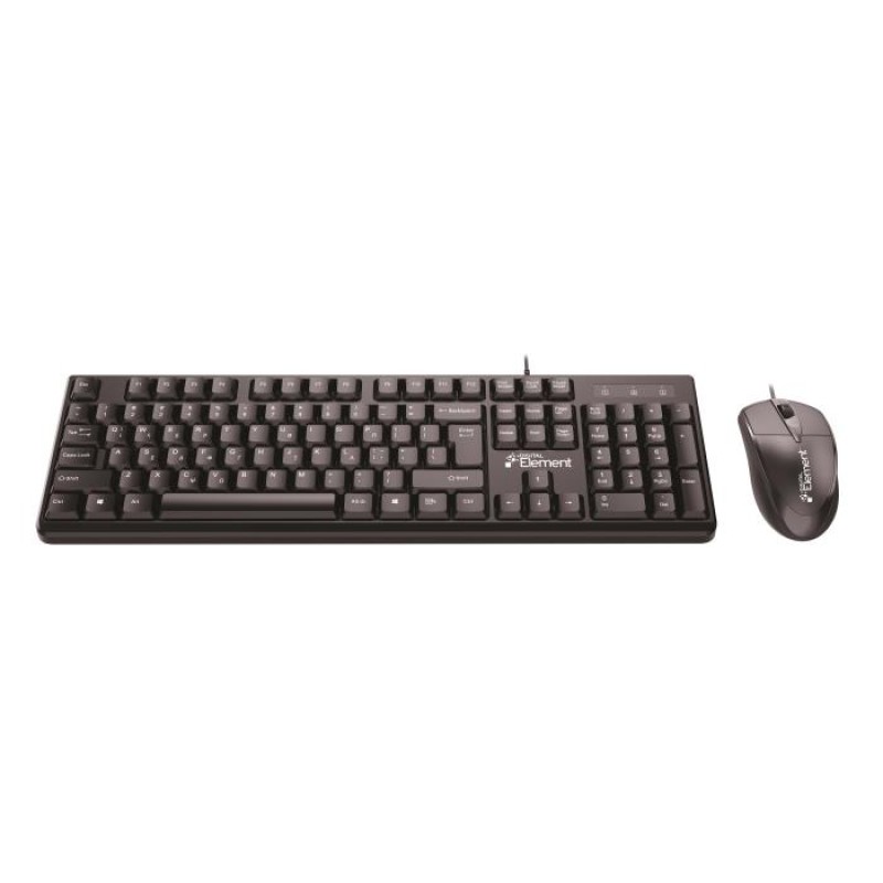 Eνσύρματο Πληκτρολόγιο & Ποντίκι Element KB-145UMS v2.0