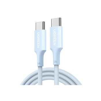 Καλώδιο Φόρτισης UGREEN L502 65254 USB-C σε USB-C PD 100W 2m Μπλέ