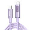 Καλώδιο Φόρτισης UGREEN L509 65092 USB-C σε USB-C PD 100W 1m Μώβ
