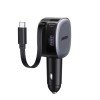 Φορτιστής Αυτοκινήτου 75W UGREEN EC601 55653 2 Θέσεων, με καλώδιο USB-C 60W Γκρί
