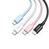 Καλώδιο Φόρτισης UGREEN L501 65246 USB-C σε USB-C PD 60W 2m Ροζ