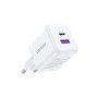 Φορτιστής Σπιτιού GaN PD 30W UGREEN X516 65015 2 Θέσεων Λευκό