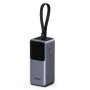 Power Bank 20000mAh PD 130W UGREEN PB723 55365B 2 Θέσεων, με καλώδιο USB-C 60W Γκρι
