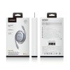 Καλώδιο Φόρτισης UGREEN L531 65905 USB-C σε USB-C PD 100W, Επαναφερόμενο 1m Μαύρο
