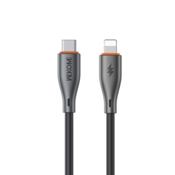 Καλώδιο Φόρτισης WK WDC-69 USB-C σε Lightning PD 27W 1m Μαύρο