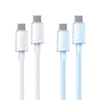 Καλώδιο Φόρτισης WK WDC-74 USB-C σε USB-C PD 65W 1.2m Λευκό