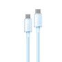 Καλώδιο Φόρτισης WK WDC-74 USB-C σε USB-C PD 65W 1.2m Μπλέ