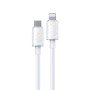 Καλώδιο Φόρτισης WK WDC-73 USB-C σε Lightning PD 30W 1.2m Λευκό