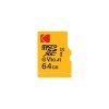 Κάρτα Μνήμης Micro SDHC Kodak 64GB UHS-I U3 V30