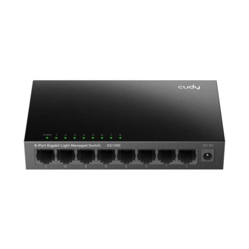 Switch 8 Θέσεων Cudy GS108E Gigabit Managed