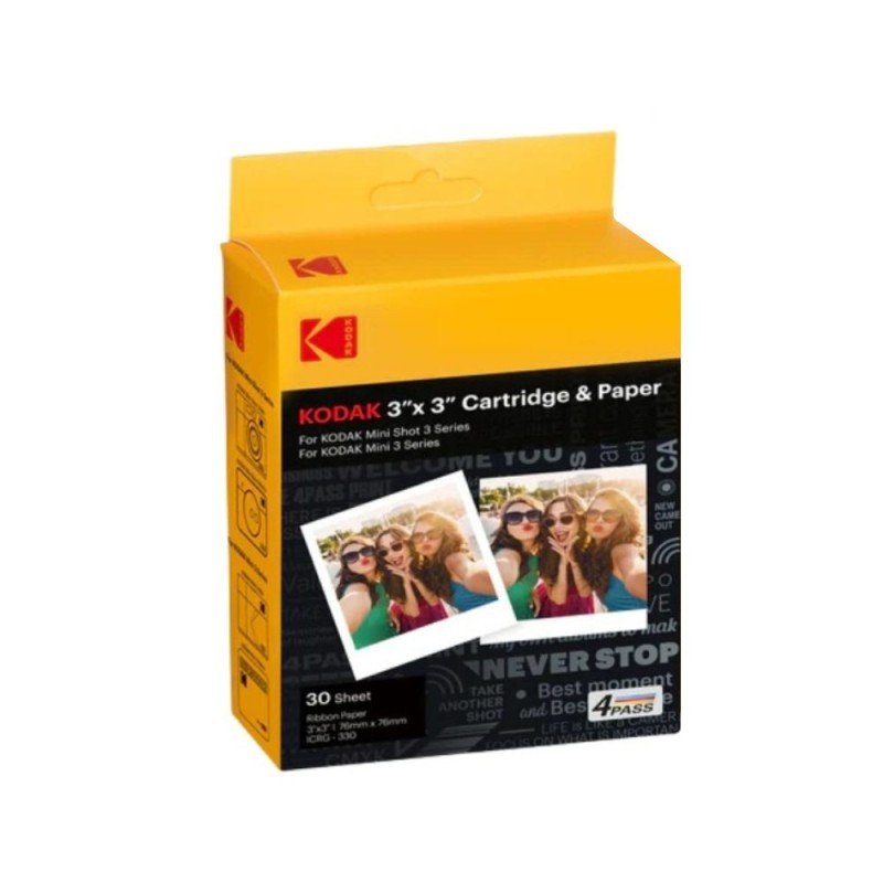 Aνταλλακτικό Φωτογραφικό Χαρτί Kodak για Κάμερα Mini Shot 3 (30τμχ)