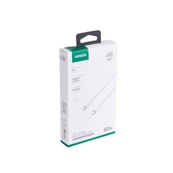 Καλώδιο Φόρτισης UGREEN L501 65248 USB-C σε USB-C PD 60W 2m Γκρι
