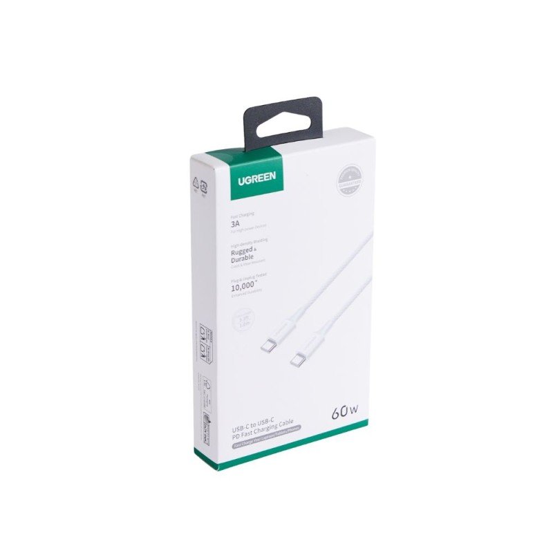 Καλώδιο Φόρτισης UGREEN L501 65248 USB-C σε USB-C PD 60W 2m Γκρι
