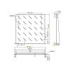 Ράφι Cantilever 1U Power On CS-1-450 Βάθους 450mm