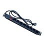 Πολύπριζο 8 Θέσεων 1U Power On PDU-8 με Διακόπτη