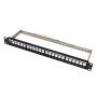 Keystone Patch Panel 24 Θέσεων 1U Power On BPP-F-24 FTP με Βάση Στήριξης