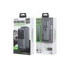 Power Bank 20000mAh PD 22,5W WK WP-66 2 Θέσεων, με καλώδιο USB-C/Lightning/Micro/USB Μαύρο