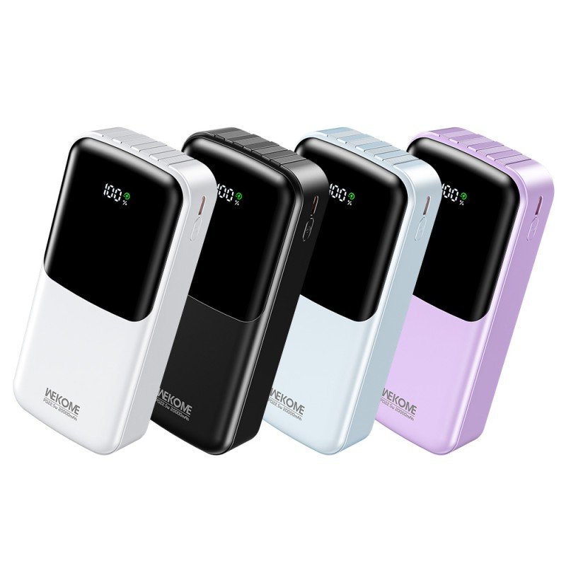 Power Bank 20000mAh PD 22,5W WK WP-66 2 Θέσεων, με καλώδιο USB-C/Lightning/Micro/USB Μπλέ