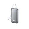 Power Bank 10000mAh PD 35W WK WP-61 2 Θέσεων, με καλώδιο USB-C/Lightning Λευκό
