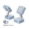 Φορτιστής Σπιτιού 25W Qi2 UGREEN W752 55960B με Ασύρματη Φόρτιση Magnetic Γκρι