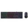 Ενσύρματο Πληκτρολόγιο & Ποντίκι Gaming RGB Zeroground KB-2400GUMS AZAI v3.0